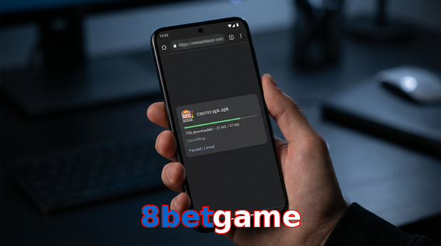 Main screen of 8Betgame apk page for PK players