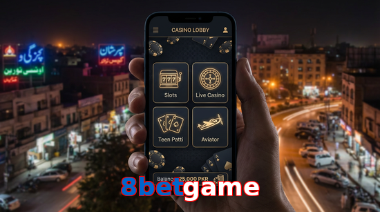 Main screen of 8Betgame app page for PK players