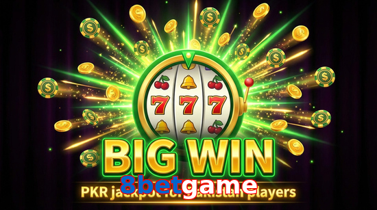 Big win animation on 8Betgame slot game